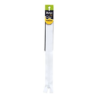 KORBOND Nylon Reißverschluss, 25 cm, weiß KORBOND Nylon Reißverschluss, 25 cm, weiß