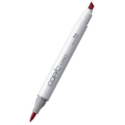 Copic Ciao Marker Typ RV 29, Crimson, univerzální zvýrazňovač rozvržení, se středně širokou a štětcovou špičkou Copic Ciao Marker Typ RV 29, Crimson, univerzální zvýrazňovač rozvržení, se středně širokou a štětcovou špičkou