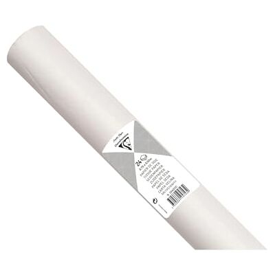 Clairefontaine 394001C – role s 24 archy hedvábného papíru 18 g, 50 x 75 cm, ideální pro kutilské činnosti, DIY projekty a balení, vodotěsná a bez obsahu kyselin, 1 role, bílá Clairefontaine 394001C – role s 24 archy hedvábného papíru 18 g, 50 x 75 cm, ideální pro kutilské činnosti, DIY projekty a balení, vodotěsná a bez obsahu kyselin, 1 role, bílá