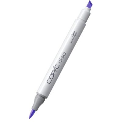 Copic Ciao Marker Typ BV – 000, Iridescent Mauve, univerzální popisovač rozložení, na bázi alkoholu, se středně širokým a štětcovým hrotem Copic Ciao Marker Typ BV – 000, Iridescent Mauve, univerzální popisovač rozložení, na bázi alkoholu, se středně širokým a štětcovým hrotem