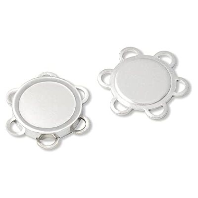 Prym magnetisch Aufnäher Knopf, Metall, Silber, 9,3 x 5,7 x 0,7 cm Prym magnetisch Aufnäher Knopf, Metall, Silber, 9,3 x 5,7 x 0,7 cm