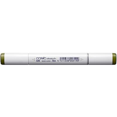 Copic Popisovač Sketch Typ G 99, olivový, profesionální zvýrazňovač štětců, se super hrotem na chleba a špičkou pro střední pečení Copic Popisovač Sketch Typ G 99, olivový, profesionální zvýrazňovač štětců, se super hrotem na chleba a špičkou pro střední pečení