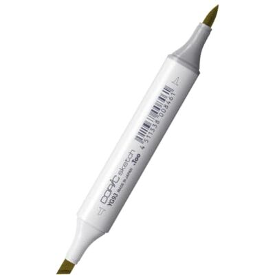 Copic Sketch Marker YG93 (Grayish Yellow) profesionální popisovač Doplňovací štětcový popisovač, s dvojitým hrotem 358 barev snadno míchatelný, odolný proti rozmazání + rychle schnoucí Copic Sketch Marker YG93 (Grayish Yellow) profesionální popisovač Doplňovací štětcový popisovač, s dvojitým hrotem 358 barev snadno míchatelný, odolný proti rozmazání + rychle schnoucí