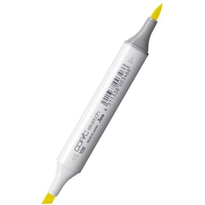 Copic Sketch Marker Y06 (žlutá) profesionální zvýrazňovač alkoholu Doplňovací štětcový popisovač, s dvojitým hrotem 358 barev snadno míchatelný, odolný proti rozmazání + rychle schnoucí Copic Sketch Marker Y06 (žlutá) profesionální zvýrazňovač alkoholu Doplňovací štětcový popisovač, s dvojitým hrotem 358 barev snadno míchatelný, odolný proti rozmazání + rychle schnoucí