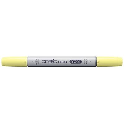 Copic Ciao Marker Typ YG 00, Mimosa Yellow, univerzální zvýrazňovač rozvržení, se středně širokou a štětcovou špičkou Copic Ciao Marker Typ YG 00, Mimosa Yellow, univerzální zvýrazňovač rozvržení, se středně širokou a štětcovou špičkou