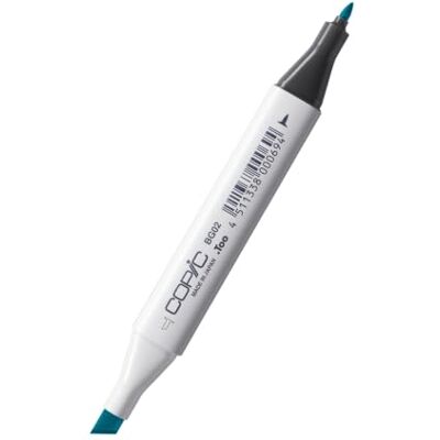 Copic Classic Marker BG02 (New Blue) profesionální zvýrazňovač alkoholu Doplňovací, s dvojitým hrotem na výběr 214 barev snadno se míchá, odolná proti rozmazání + rychleschnoucí Made in Japan Copic Classic Marker BG02 (New Blue) profesionální zvýrazňovač alkoholu Doplňovací, s dvojitým hrotem na výběr 214 barev snadno se míchá, odolná proti rozmazání + rychleschnoucí Made in Japan