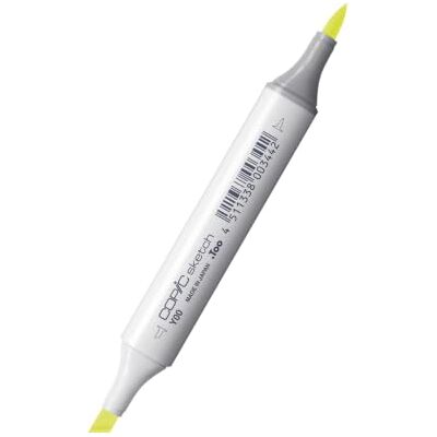 Copic Sketch Marker Y00 (Barium Yellow) profesionální zvýrazňovač Doplňovací štětcový popisovač, s dvojitým hrotem 358 barev snadno míchatelný, odolný proti rozmazání + rychle schnoucí Copic Sketch Marker Y00 (Barium Yellow) profesionální zvýrazňovač Doplňovací štětcový popisovač, s dvojitým hrotem 358 barev snadno míchatelný, odolný proti rozmazání + rychle schnoucí