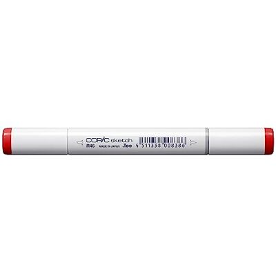 Copic Popisovač Sketch Typ R 46, Strong Red, profesionální zvýrazňovač štětců, se super hrotem a špičkou pro střední pečení Copic Popisovač Sketch Typ R 46, Strong Red, profesionální zvýrazňovač štětců, se super hrotem a špičkou pro střední pečení