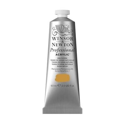 Winsor & Newton 2320552 profesionální akrylová barva v umělecké kvalitě, vysoká brilantnost barev a krycí síla, archivní kvalita, 60ml tuba Siena Natur Winsor & Newton 2320552 profesionální akrylová barva v umělecké kvalitě, vysoká brilantnost barev a krycí síla, archivní kvalita, 60ml tuba Siena Natur