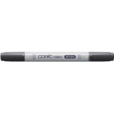 Copic Ciao Marker Typ BV 25, Grayish Violet, univerzální zvýrazňovač rozložení, se středně širokými a štětcovou špičkou Copic Ciao Marker Typ BV 25, Grayish Violet, univerzální zvýrazňovač rozložení, se středně širokými a štětcovou špičkou