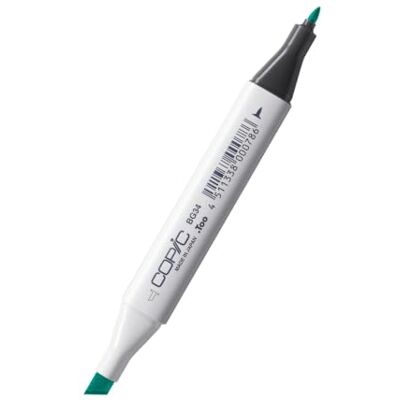 Copic Classic Marker BG-34 (Horizon Green) profesionální zvýrazňovač Doplňovací, s dvojitým hrotem na výběr 214 barev snadno se míchá, odolná proti rozmazání + rychleschnoucí Made in Japan Copic Classic Marker BG-34 (Horizon Green) profesionální zvýrazňovač Doplňovací, s dvojitým hrotem na výběr 214 barev snadno se míchá, odolná proti rozmazání + rychleschnoucí Made in Japan