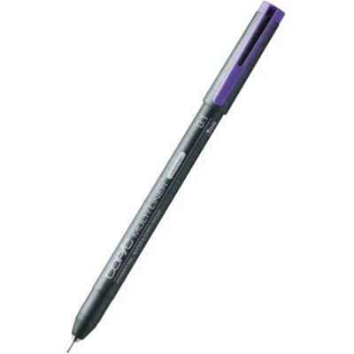 Copic Multiliner 0,1 mm, Lavender, Fineliner mit einer feinen Spitze und wasserbeständiger Pigmenttinte Copic Multiliner 0,1 mm, Lavender, Fineliner mit einer feinen Spitze und wasserbeständiger Pigmenttinte