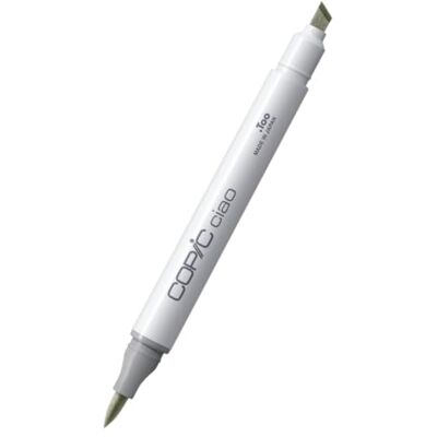 Copic Ciao Marker Typ W 1, Warm Gray No. 1, univerzální zvýrazňovač rozvržení, se středně širokou a štětcovou špičkou Copic Ciao Marker Typ W 1, Warm Gray No. 1, univerzální zvýrazňovač rozvržení, se středně širokou a štětcovou špičkou