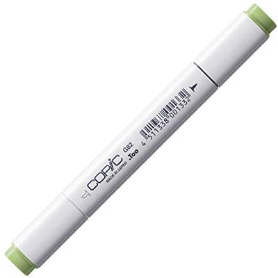 Copic Classic Marker Typ G 82, Spring Dim Green, profesionální zvýrazňovač rozvržení, se širokou a jemnou špičkou Copic Classic Marker Typ G 82, Spring Dim Green, profesionální zvýrazňovač rozvržení, se širokou a jemnou špičkou