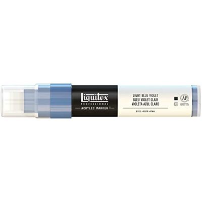 Liquitex 4610680 Professional Paint akrylové barvy, zvýrazňovač, umělecké pigmenty na kreslení, malování na papír, plátno, textilie, široký hrot, tloušťka linky 8–15 mm – světle modrá fialová Liquitex 4610680 Professional Paint akrylové barvy, zvýrazňovač, umělecké pigmenty na kreslení, malování na papír, plátno, textilie, široký hrot, tloušťka linky 8–15 mm – světle modrá fialová