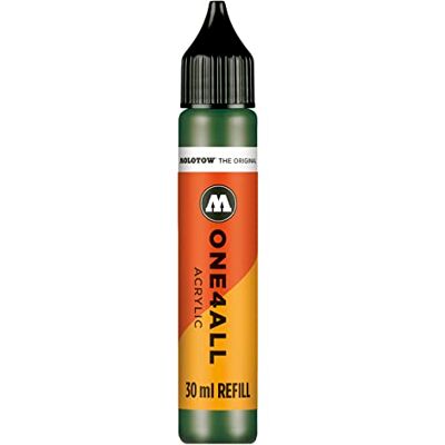 Molotow ONE4ALL Refill Acryl, barva 145 future green 30 ml, náhradní inkoust pro permanentní zvýrazňovač Molotow ONE4ALL Refill Acryl, barva 145 future green 30 ml, náhradní inkoust pro permanentní zvýrazňovač