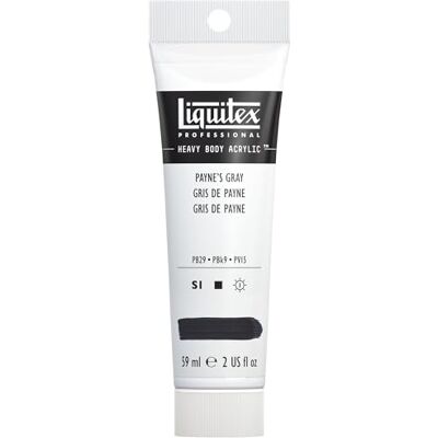 Liquitex Akrylová barva 1045310 Professional Heavy Body v umělecké kvalitě s vynikající stálostí na světle v tvrdé konzistenci, tuba 59 ml Paynes šedá Liquitex Akrylová barva 1045310 Professional Heavy Body v umělecké kvalitě s vynikající stálostí na světle v tvrdé konzistenci, tuba 59 ml Paynes šedá