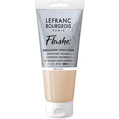 Lefranc Bourgeois 300590 Flashe akrylová barva & vinylová barva, vysoce pigmentovaná, elastická, stálá na světle, odolná proti stárnutí, matná, pro vnitřní i venkovní použití, 80ml tuba – šedo-růžová Lefranc Bourgeois 300590 Flashe akrylová barva & vinylová barva, vysoce pigmentovaná, elastická, stálá na světle, odolná proti stárnutí, matná, pro vnitřní i venkovní použití, 80ml tuba – šedo-růžová