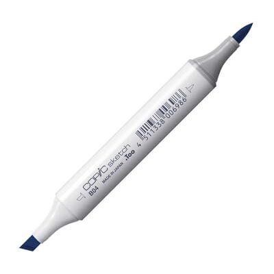 Copic Sketch Marker typ B 04, Tahitian Blue, profesionální popisovač štětců, se super bush špičkou a středním hrotem Copic Sketch Marker typ B 04, Tahitian Blue, profesionální popisovač štětců, se super bush špičkou a středním hrotem