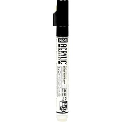 PEBEO Deco popisovač, Nepál bílý, 1,2 mm PEBEO Deco popisovač, Nepál bílý, 1,2 mm