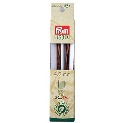 Prym 223305 Rundstricknadelspitzen Natural lang 11,6 cm 4,50 mm, Braun Prym 223305 Rundstricknadelspitzen Natural lang 11,6 cm 4,50 mm, Braun