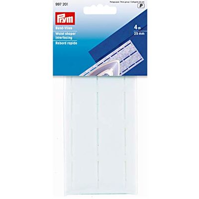Prym 997201 vliesový pás perforovaný 25 mm bílý, polyester Prym 997201 vliesový pás perforovaný 25 mm bílý, polyester