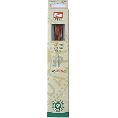 Prym 224165 Strumpfstricknadeln CUBICS Natural 20 cm 4,50 mm Prym 224165 Strumpfstricknadeln CUBICS Natural 20 cm 4,50 mm