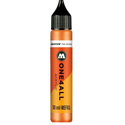 Molotow ONE4ALL náhradní akryl, barva 218 neonově oranžová flourekující 30 ml, náhradní inkoust pro permanentní popisovače Molotow ONE4ALL náhradní akryl, barva 218 neonově oranžová flourekující 30 ml, náhradní inkoust pro permanentní popisovače