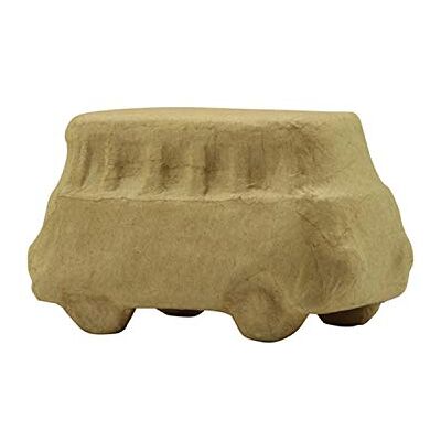décopatch SA209C Bus aus Pappmaché, Größe S, 16 x 8 x 9cm, zum Personalisieren, 1 Stück, Kartonbraun décopatch SA209C Bus aus Pappmaché, Größe S, 16 x 8 x 9cm, zum Personalisieren, 1 Stück, Kartonbraun