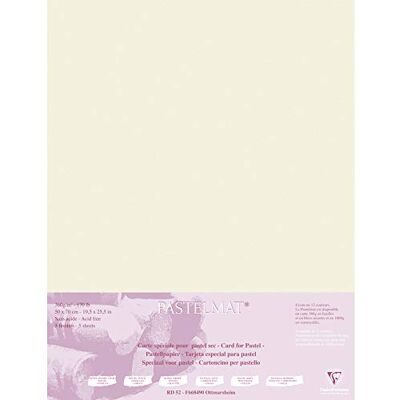 Clairefontaine 96166C balení (s 5 kreslícími archy pastelový mat, 50 x 70 cm, 360 g, ideální pro suché techniky a pastel) písek Clairefontaine 96166C balení (s 5 kreslícími archy pastelový mat, 50 x 70 cm, 360 g, ideální pro suché techniky a pastel) písek
