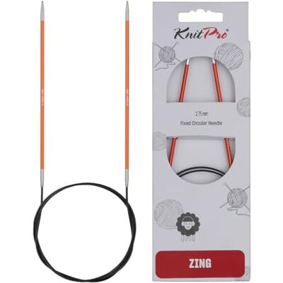 KnitPro Zing kruhové pletací jehlice 47" (120 cm) 2. 75 mm KnitPro Zing kruhové pletací jehlice 47" (120 cm) 2. 75 mm