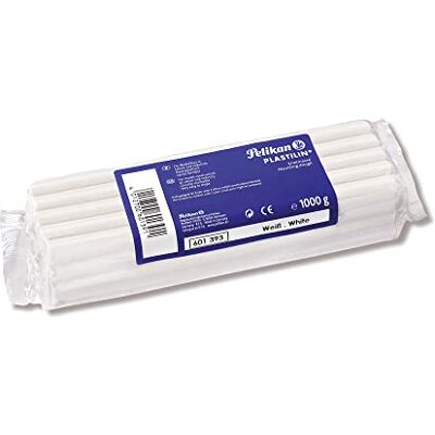 Pelikan 601393 modelína Plastilin, 1 kg, bílá Pelikan 601393 modelína Plastilin, 1 kg, bílá