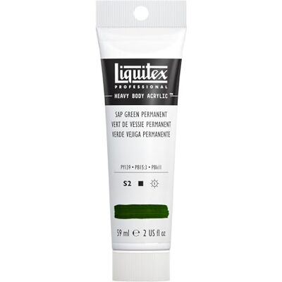 Liquitex 1045315 Professional Heavy Body akrylová barva v umělecké kvalitě s vynikající světlostálostí v máslové konzistenci, 59 ml tuba – šťávově zelená permanentní Liquitex 1045315 Professional Heavy Body akrylová barva v umělecké kvalitě s vynikající světlostálostí v máslové konzistenci, 59 ml tuba – šťávově zelená permanentní