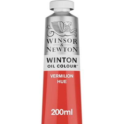 Winsor & Newton 1437682 Winton, feine hochwertige Ölfarbe 200ml Tube mit gleichmäßiger Konsistenz, Lichtbeständig, hohe Deckkraft, Reich an Farbpigmenten Zinnober Farbton Winsor & Newton 1437682 Winton, feine hochwertige Ölfarbe 200ml Tube mit gleichmäßiger Konsistenz, Lichtbeständig, hohe Deckkraft, Reich an Farbpigmenten Zinnober Farbton