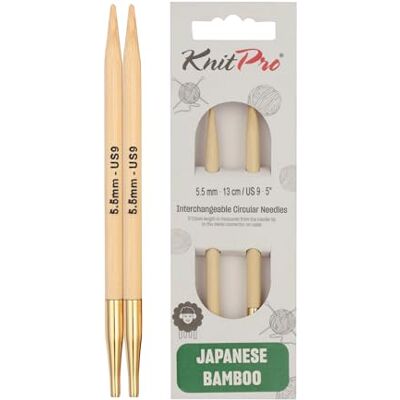 KnitPro K22406 Rundstricknadel, Bamboo, Natur, 12 x 0.55 x 0.55 cm, 2 Count KnitPro K22406 Rundstricknadel, Bamboo, Natur, 12 x 0.55 x 0.55 cm, 2 Count