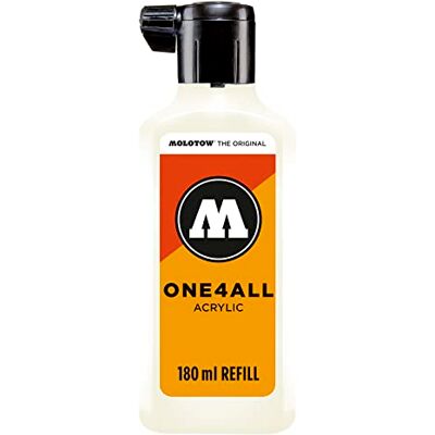 Molotow ONE4ALL náhradní akryl, barva 229 přírodní bílá 180 ml, náhradní inkoust pro permanentní popisovače Molotow ONE4ALL náhradní akryl, barva 229 přírodní bílá 180 ml, náhradní inkoust pro permanentní popisovače