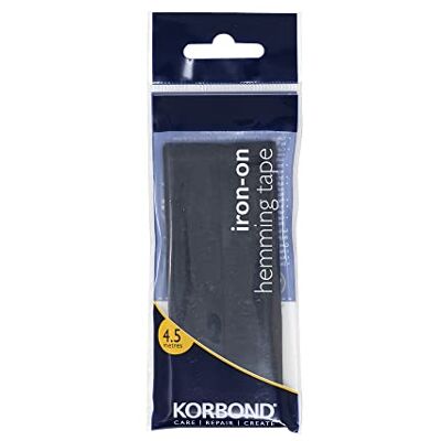 KORBOND 4,5 mm Saumband Schwarz KORBOND 4,5 mm Saumband Schwarz