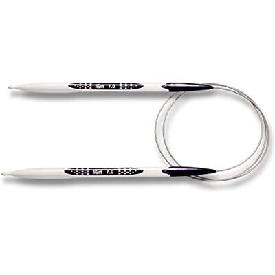 Prym Kruhová pletací jehla, ergonomický design/jehly, plast, vícebarevný, 7 mm, 80 cm, alabastrová bílá Prym Kruhová pletací jehla, ergonomický design/jehly, plast, vícebarevný, 7 mm, 80 cm, alabastrová bílá