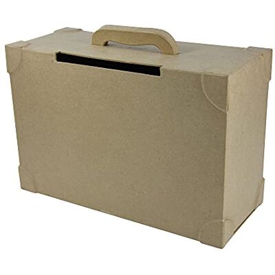 décopatch EV002O kufr Pappmaché 14,5 x 36 x 23,5 cm hnědý karton décopatch EV002O kufr Pappmaché 14,5 x 36 x 23,5 cm hnědý karton