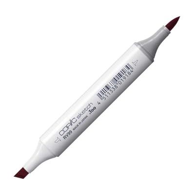Copic Sketch Marker Typ RV 99, Argyle Purple, profesionální popisovač štětců, se super bush špičkou a středním hrotem Copic Sketch Marker Typ RV 99, Argyle Purple, profesionální popisovač štětců, se super bush špičkou a středním hrotem