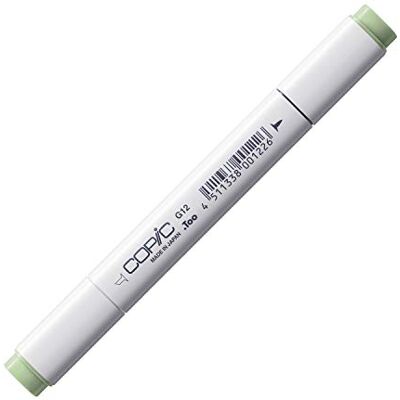 Copic Classic Marker Typ G 12, Sea Green, profesionální zvýrazňovač rozvržení, se širokou a jemnou špičkou Copic Classic Marker Typ G 12, Sea Green, profesionální zvýrazňovač rozvržení, se širokou a jemnou špičkou