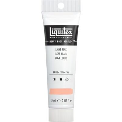 Liquitex 1045810 Professional Heavy Body akrylová barva v umělecké kvalitě s vynikající stálostí na světle v lícné konzistenci, tuba 59 ml portrét růžová světlá Liquitex 1045810 Professional Heavy Body akrylová barva v umělecké kvalitě s vynikající stálostí na světle v lícné konzistenci, tuba 59 ml portrét růžová světlá