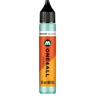Molotow ONE4ALL Refill Acryl, barva 020 lago modrá pastelová 30 ml, náhradní inkoust pro permanentní zvýrazňovač Molotow ONE4ALL Refill Acryl, barva 020 lago modrá pastelová 30 ml, náhradní inkoust pro permanentní zvýrazňovač