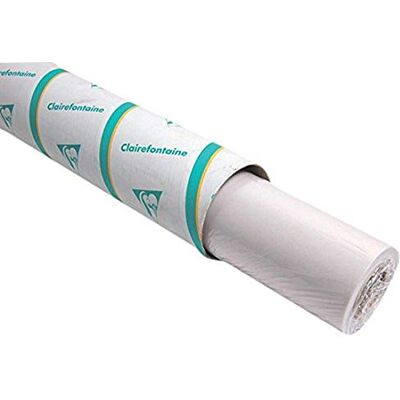 Clairefontaine 96517C role transparentního papíru, 75 cm × 20 m, 90/95 g, ideální pro technické kreslení, 1 role Clairefontaine 96517C role transparentního papíru, 75 cm × 20 m, 90/95 g, ideální pro technické kreslení, 1 role