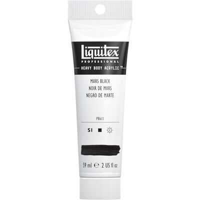 Liquitex Akrylová barva 1045276 Professional Heavy Body v umělecké kvalitě s vynikající stálostí na světle v matné konzistenci, tuba 59 ml Marsčerná Liquitex Akrylová barva 1045276 Professional Heavy Body v umělecké kvalitě s vynikající stálostí na světle v matné konzistenci, tuba 59 ml Marsčerná
