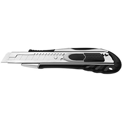 Westcott E-84031 00 Duo bezpečnostní sklíčidlo, Safety, čepel s automatickým stahováním čepele a funkcí rastroje, 18 mm Westcott E-84031 00 Duo bezpečnostní sklíčidlo, Safety, čepel s automatickým stahováním čepele a funkcí rastroje, 18 mm