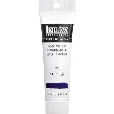 Liquitex Akrylová barva 1045322 Professional Heavy Body v umělecké kvalitě s vynikající stálostí na světle v lícné konzistenci, tuba 59 ml indanthrenová modrá Liquitex Akrylová barva 1045322 Professional Heavy Body v umělecké kvalitě s vynikající stálostí na světle v lícné konzistenci, tuba 59 ml indanthrenová modrá