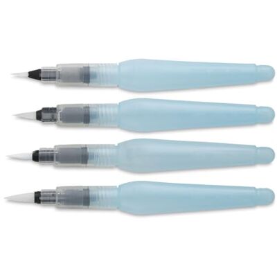 Pentel Arts Aquash vodní štětec 4/balení Asst Pentel Arts Aquash vodní štětec 4/balení Asst
