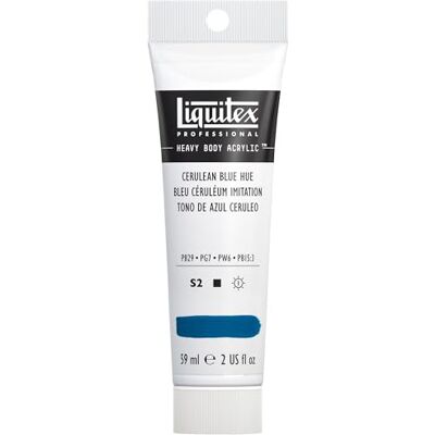 Liquitex 1045470 Professional Heavy Body akrylová barva v umělecké kvalitě s vynikající stálostí na světle v máslové konzistenci, 59 ml tuba – imitace cölinově modré barvy. Liquitex 1045470 Professional Heavy Body akrylová barva v umělecké kvalitě s vynikající stálostí na světle v máslové konzistenci, 59 ml tuba – imitace cölinově modré barvy.