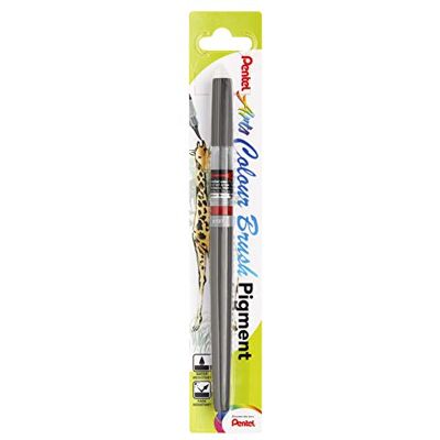 Pentel XGFP-137X Colour Brush, pigmentovaný inkoust, šedý, 1 kus Pentel XGFP-137X Colour Brush, pigmentovaný inkoust, šedý, 1 kus